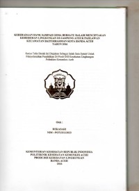 Image of Keberadaan Bank Sampah Gema Bersatu dalam Menciptakan Kebersihan Lingkungan di Gampong Ateuk Pahlawan Kecamatan Baiturrahman Kota Banda Aceh Tahun 2016