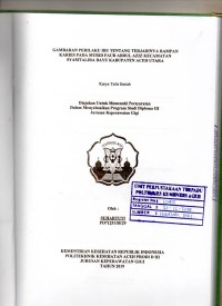 Image of Gambaran Perilaku Ibu Tentang Terjadinya Rampan Karies pada Murid PAUD Abdul Aziz Kecamatan Syamtalira Bayu Kabupaten Aceh Utara