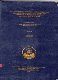 Image of Efektifitas Penggunaan Media Lembar Balik Dalam Peningkatan Pengetahuan pada Penyuluhan Tentang Makanan Jajanan Sehat di MIN Peukan Bada Ach Besar
