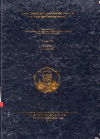 Image of Daya Terima Makanan Formulasi MP-ASI Ikan Krimen (Sardinella Lemuru)