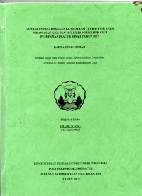 Image of Gambaran Pelaksanaan Komunikasi Teurapetik pada perawatan Gigi dan Mulut di Poliklinik Gigi Puskesmas di Aceh Besar Tahun 2017