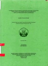 Image of Gambaran Pengetahuan Tentang Penyakit Gingivitis pada Pasien yang Berkunjung di Puskesmas Kota Jantho Kabupaten Aceh Besar