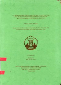 Image of Gambaran Pengetahuan Masyarakat Tentang Flour Dalam Mencegah Karies Gigi di Desa Reuntang Kecamatan Darul Hikmah kab. Aceh Jaya