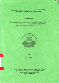 Image of Gambaran Klinis Gingivitis pada Ibu Hamil di UPTD Puskesmas Ulee Kareng Banda Aceh