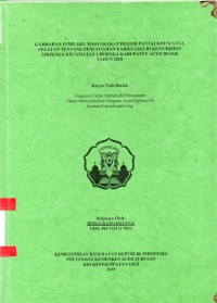 Image of Gambaran Perilaku Masyarakat Pesisir Panatai Khususnya Nelayan Tentang Pencegahan Karies Gigi di Kemukiman Lhoknga Kemacamatan Lhoknga Kabupaten Aceh Besar Tahun 2018