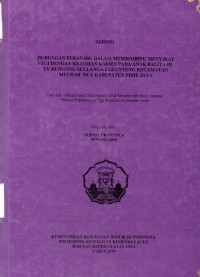 Image of Hubungan Peran Ibu Dalam Membimbing Menikat Gigi Dengan Kejadian Karies pada Anak Balita di TK Bungong Seulanga 2 Geunteng Keamatan Meurah Dua Kabupaten Pidie Jaya