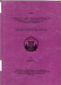 Image of Hubungan Motivasi Masyarakat Dengan Pemanfaatan Pelayanan Kesehatan Gigi dan Mulut di Desa Kandang Kecamatan Darul Imarah Kabupaten Aceh Besar