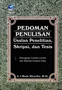 Image of Pedoman Penulisan Usulan Penelitian, Skripsi dan Tesis