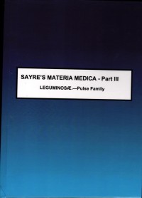 Image of Sayre's Materia Medica- Part III : Leguminosa - Pulse Family