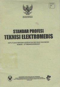 Image of Standar Profesi Teknisi Elektromedis