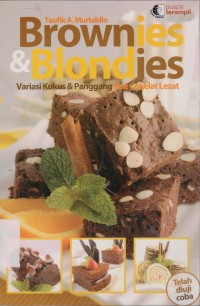 Image of Brownies & Blondis Variasi Kukus & Panggang Kue Coklat Lezat
