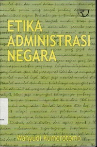 Image of Etika Administrasi Negara