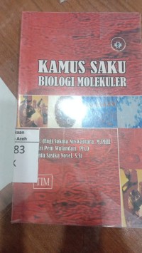 Image of Kamus saku biologi molekuler