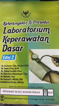Image of Keterampilan & Prosedur Laboratorium Keperawatan Dasar Edisi 2