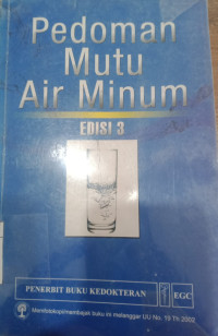 Image of Pedoman mutu air minum