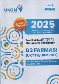 Image of Prediksi Soal UKOM Mahasiswa Pendidikan D3 Farmasi