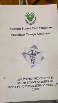 Image of Standar Proses Pembelajaran Pendidikan Tenaga Keshatan