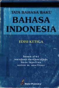 Image of Tata Bahasa Baku Bahasa Indonesia, Edisi III