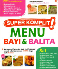 Image of Super Komplit Menu Bayi dan Balita