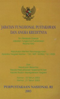 Image of Jabatan Fungsional Pustakawan dan Angka Kreditnya