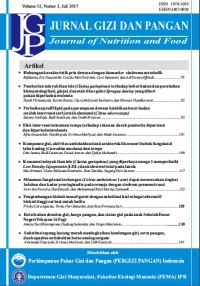 Image of Jurnal Gizi dan Pangan Vol. 12 No. 2