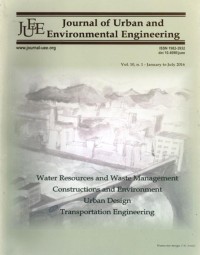 Image of Journal Of Urban And Enviromental Engineering