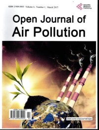 Image of Open Journal Of Air Pollution, Vol 6, No. 1