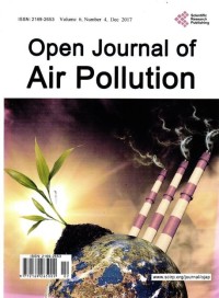 Image of Open Journal Of Air Pollution, Vol 6, N0. 4