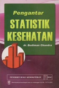 Image of Pengantar Statistik Kesehatan