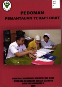 Image of Pedoman Pemantauan Terapi Obat