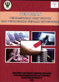 Image of Pedoman Pencampuran Obat Suntik Dan Penanganan Sediaan Sitostatika