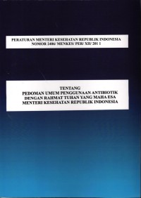 Image of Peraturan Menteri Kesehatan Republik Indonesia Nomor 2406/MENKES/PER/XII/2011
