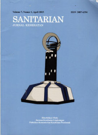 Image of Sanitarian : Jurnal Kesehatan, Vol 7, No.1, 2015